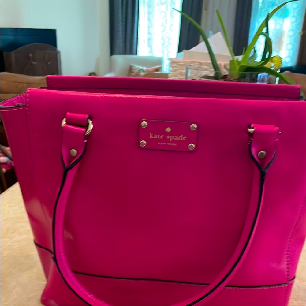 Kate Spade Pink Tote with Structured Design